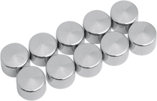 DRAG SPECIALTIES Bolt Covers - Allen/Socket - 5/16" - Chrome - 10 Pack 352048