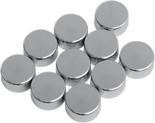 DRAG SPECIALTIES Bolt Covers - Hex - 5/8" - Chrome - 10 Pack 352056