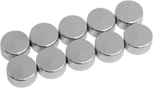 DRAG SPECIALTIES Bolt Covers - Hex - 3/4" - Chrome - 10 Pack 352052