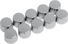 DRAG SPECIALTIES Bolt Covers - Hex - Deep - Shouldered - 5/16" - Chrome - 10 Pack 352051