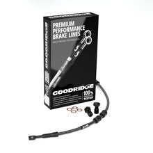 Goodridge 20-23 HD FLTRK (w/ABS) -2in Black Brake Line Kit w/Black Fittings