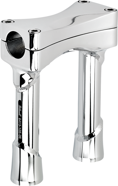 BILTWELL Murdock O/S Risers - 6" - Chrome 6413-105-06