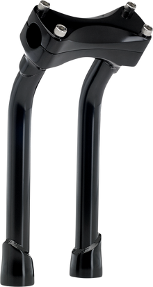 BILTWELL Murdock O/S Risers - Pullback - 10" - Black 6414-201-10