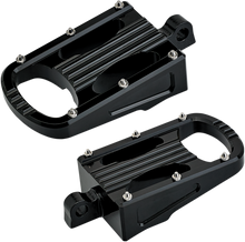 BILTWELL Punisher Foot Pegs - Black - XL 7006-203-01