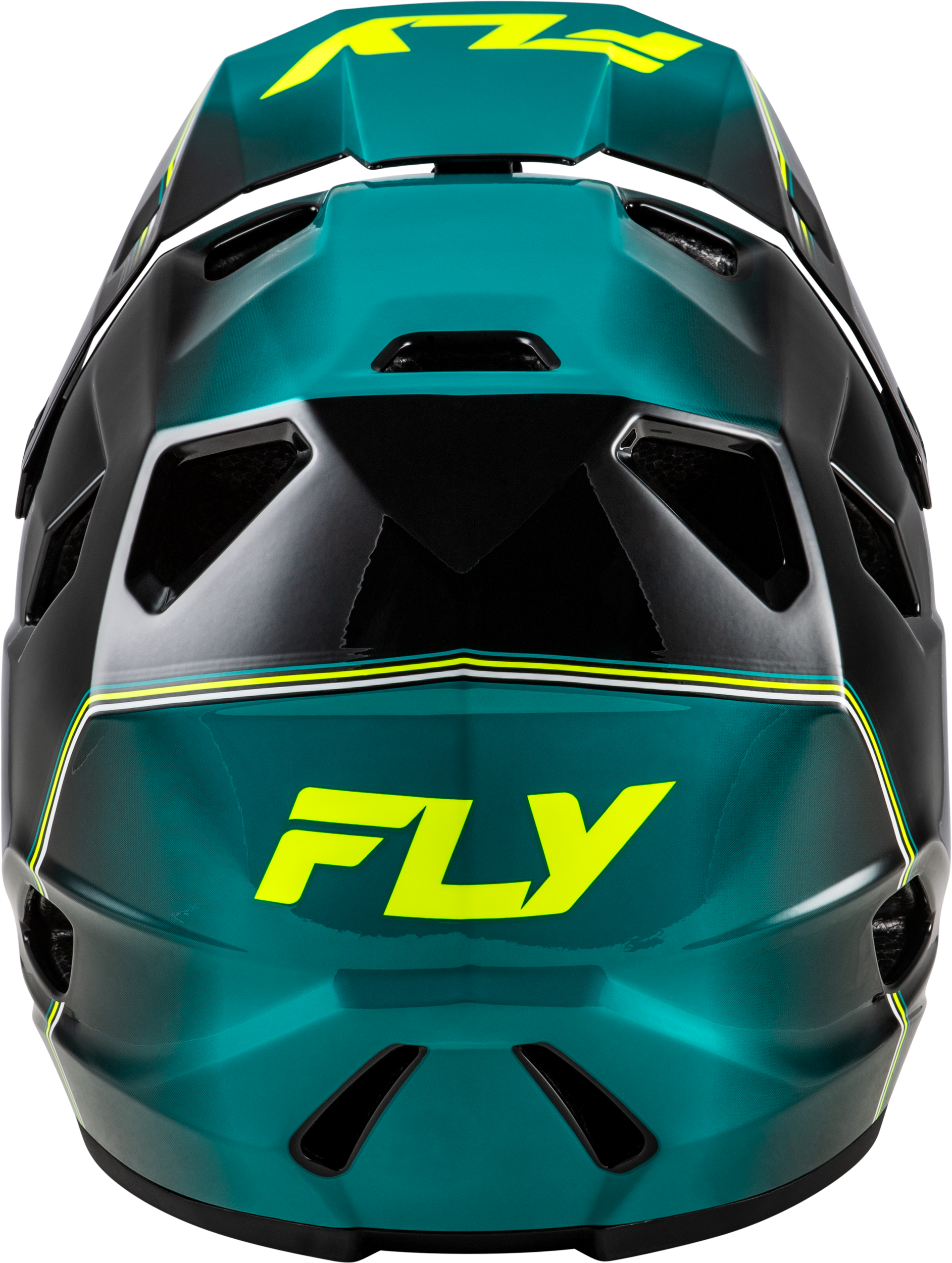 Rayce Repeat Bicycle Helmet Black/Teal/Hi Vis Md