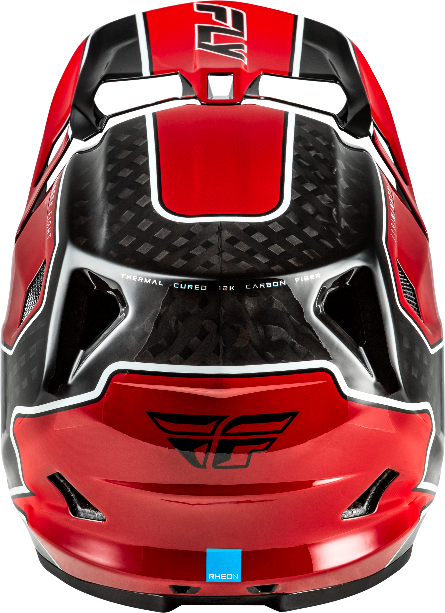 Werx R Flow Carbon Helmet Black Carbon/Red Md