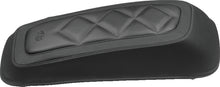 Mustang 08-21 Harley FL Touring Saddlebag Lid Covers Diamond Stitch - Black