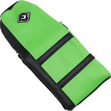FLU DESIGNS INC. Pro Rib Seat Cover - Green/Black - KX '19-'22 25507