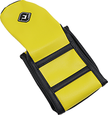 FLU DESIGNS INC. Pro Rib Seat Cover - Yellow/Black - RM '18-'22 45507