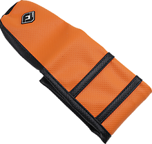 FLU DESIGNS INC. Pro Rib Seat Cover - Orange/Black - KTM '19-'22 55508