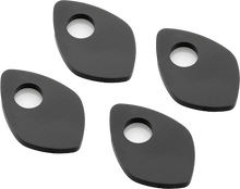 Turn Signal Mounting Kit 4 Pcs Black