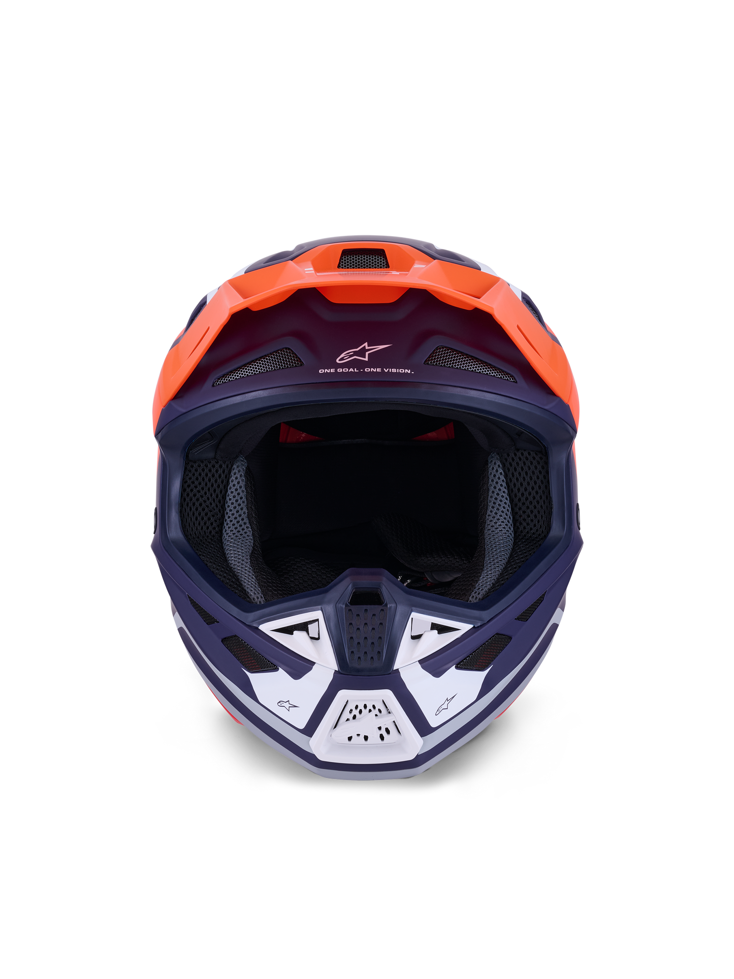 Sm7 Core Helmet Orng/Blue Matt Lg