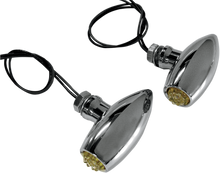 JOKER MACHINE Center-Mount Astro LED Lights - Chrome/Amber 05-52AC