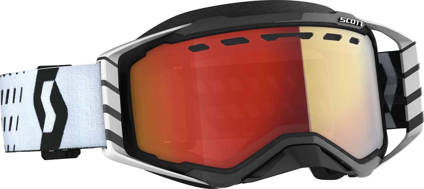 Prospect Snwcrs Goggle Blk/Wht Light Sensitive Red Chrome