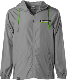 FACTORY EFFEX Kawasaki Windbreaker - Charcoal - Large 23-85114