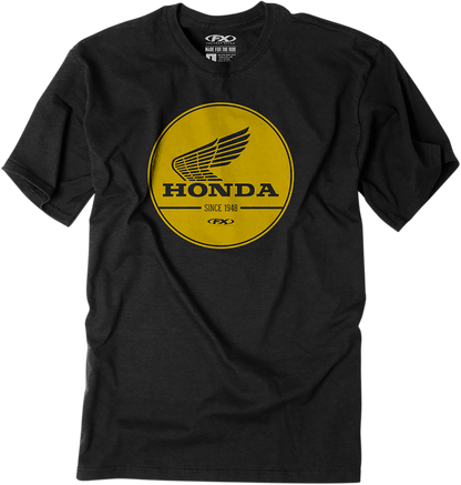 FACTORY EFFEX Honda Gold Label T-Shirt - Black - Medium 23-87302