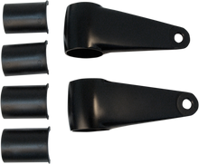 EMGO Headlamp Mounting Brackets - Black 66-35832