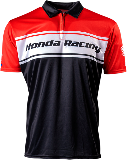 FACTORY EFFEX Honda Team Pit Shirt - Red/Black/White - XL 23-85306
