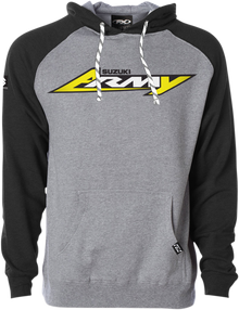 FACTORY EFFEX Suzuki Army Hoodie - Black/Heather Charcoal - Large 23-88404