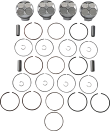 JE PISTONS Piston Kit - 69.00 mm - 13.5:1 CR - Honda 262277