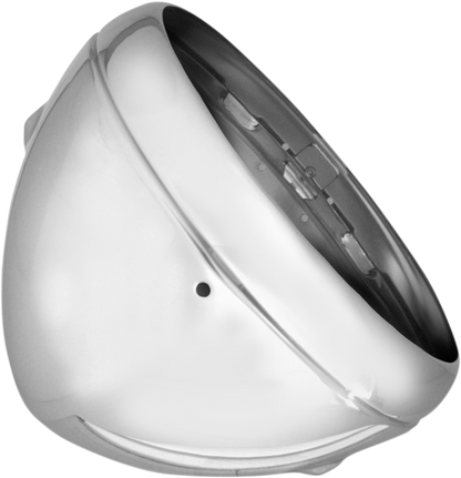 EMGO Lucas Style Headlight Shell - 7" - Chrome 66-65066
