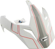 Visor W/Screws Expedition Matte White/Red Gm 11
