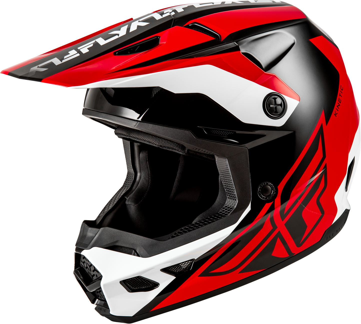 Kinetic Crest Helmet Red/Black/White Xl