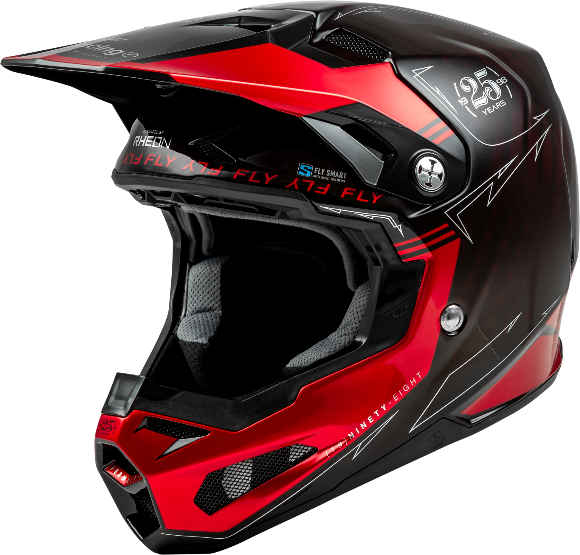 Formula S Carbon Legacy Helmet Red Carbon/Black 2x