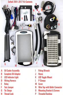 Center Frame Mount Oil Cooler Non Abs  St `01 17  Chrome