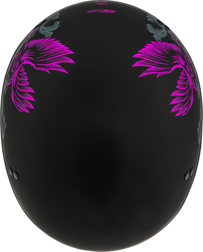 Hh 65 Corvus Helmet Matte Black/Purple/Grey Xs