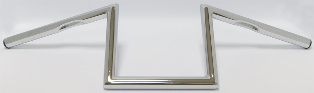 1" Z Bar Dimpled 8" Chrome