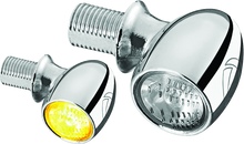 Kuryakyn Kellerman Atto Clear Lens Amber Chrome