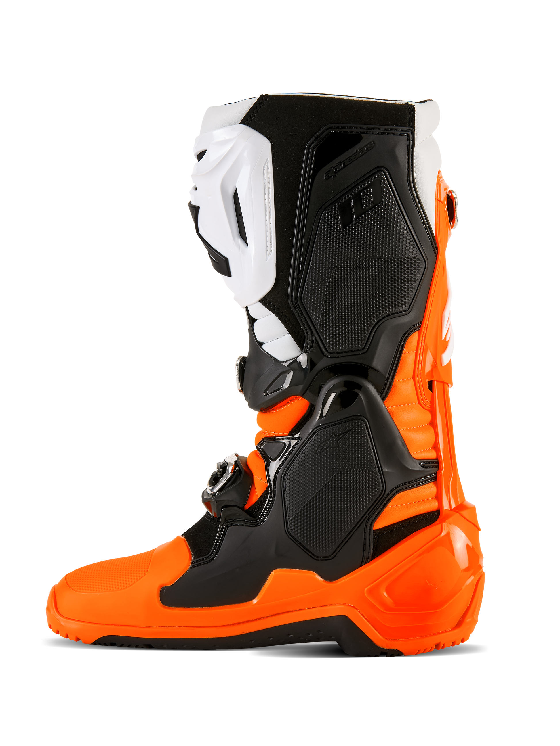 Tech 10 Enduro Boots Orange Fluo/Black/White 9