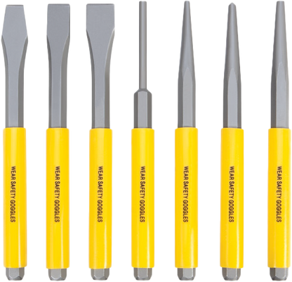 7 Pc Punch / Chisel Set