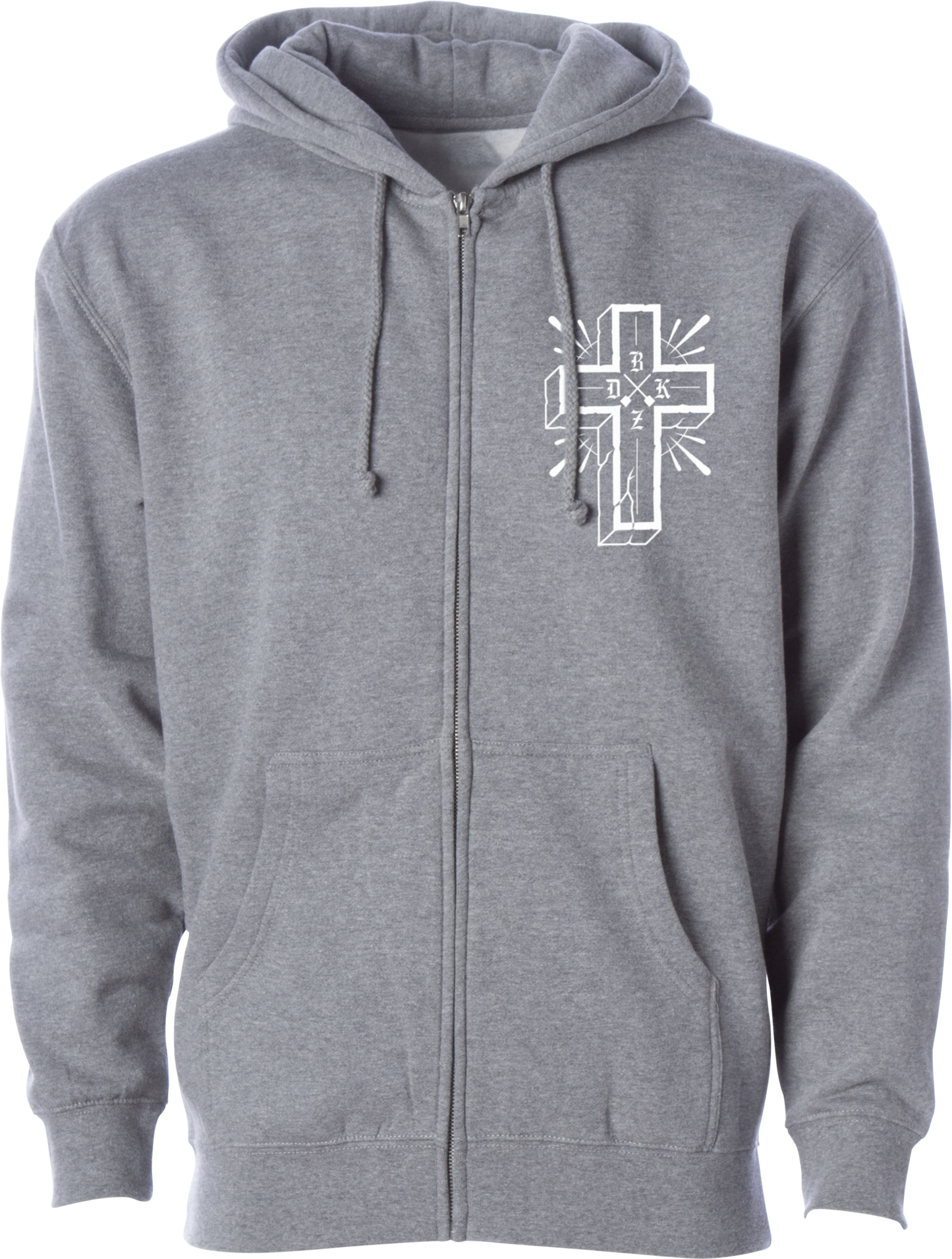 Multiply Zip Hoodie Gunmetal Heather Sm