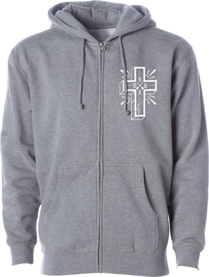 Multiply Zip Hoodie Gunmetal Heather Sm