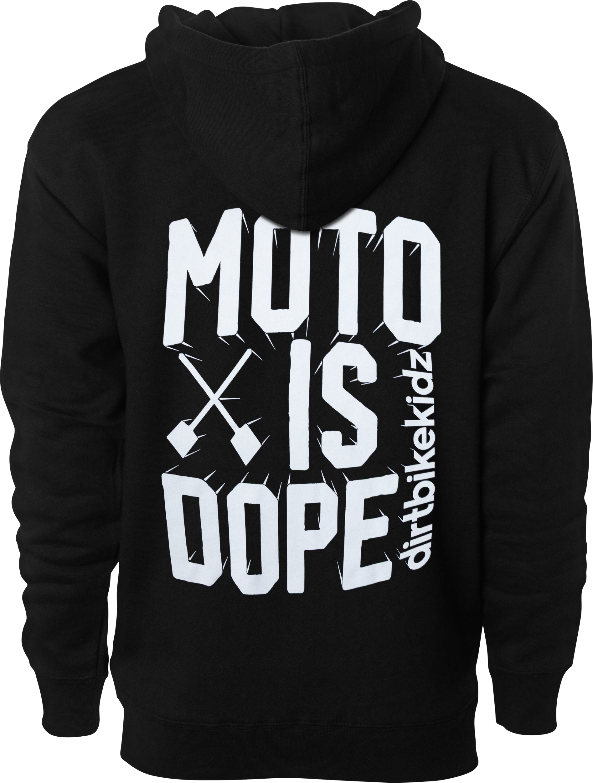 Moto Is Dope Hoodie Black Md