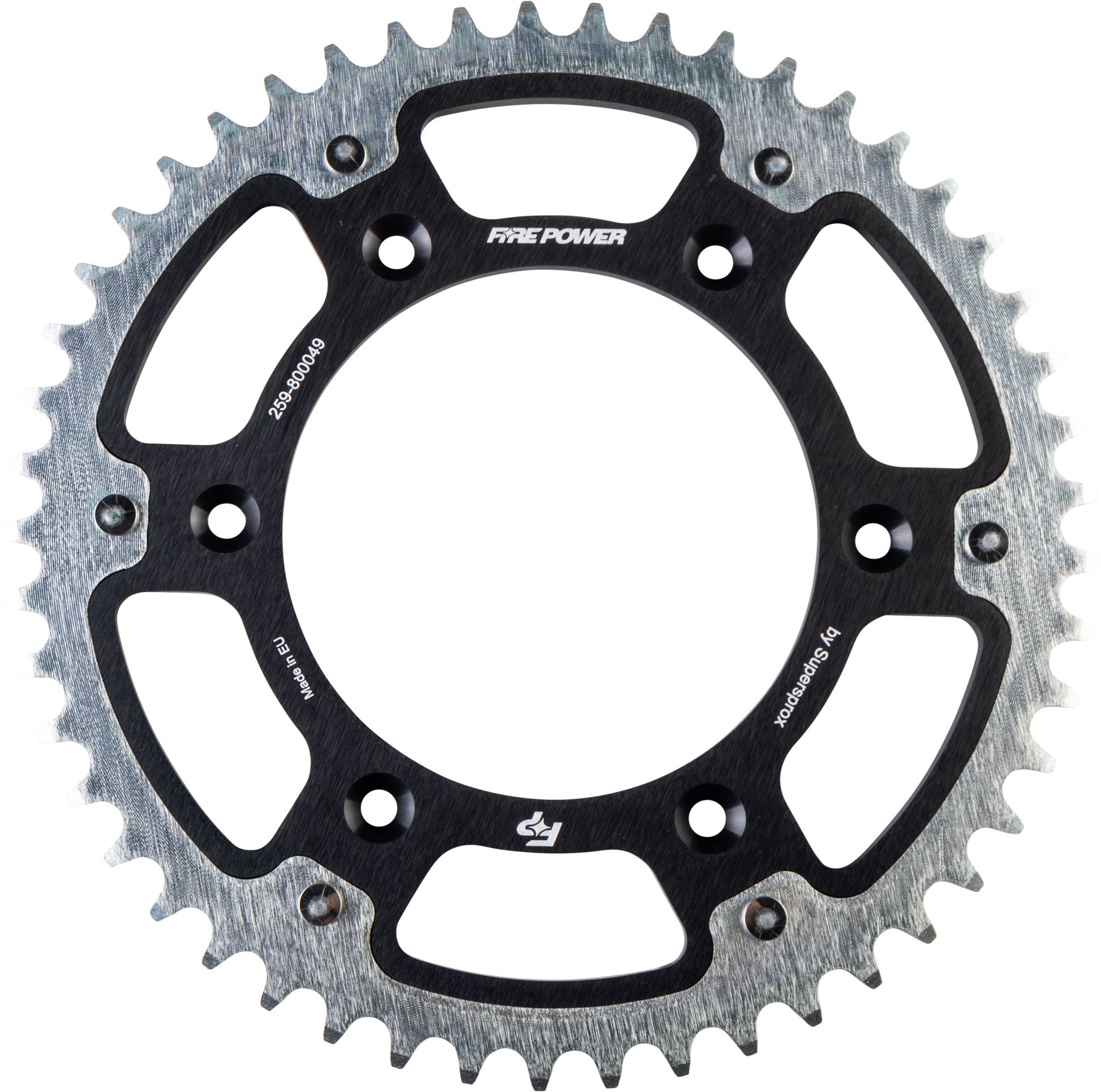 Rear Sprocket Hybrid 49t Blk/Sil