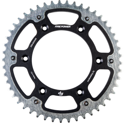 Rear Sprocket Hybrid 49t Blk/Sil