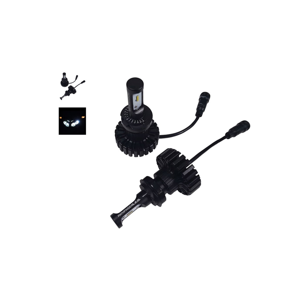 Led Headlight Kit Bright White Hon