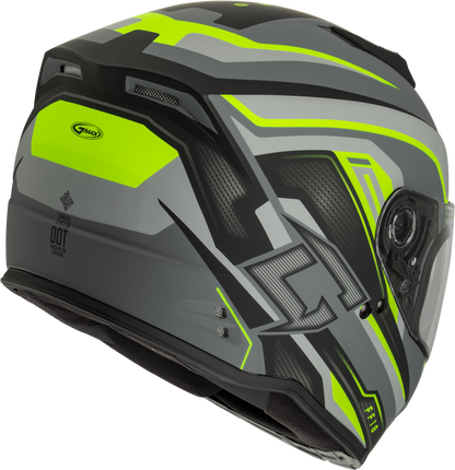 Ff 18 Drift Helmet Matte Grey/Hi Viz Lg