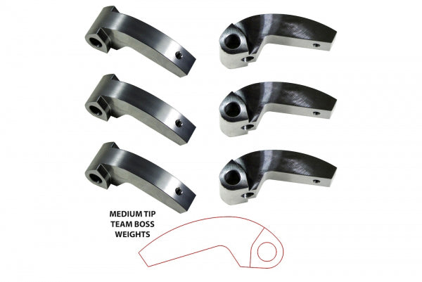 Hypershift Team Med Tip Machined Weights 3/Pk 66.4g