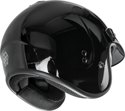 Gm 32 Open Face Helmet Black Xl
