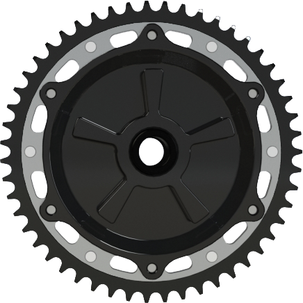 Cushdrive Conversion 51t Sprocket  Blk  Sil  Blk