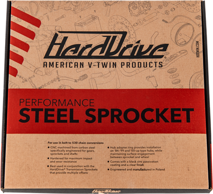 Rear Steel Sprocket 49t Flat 84 22