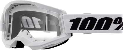 Strata 2 Goggle White Clear Lens