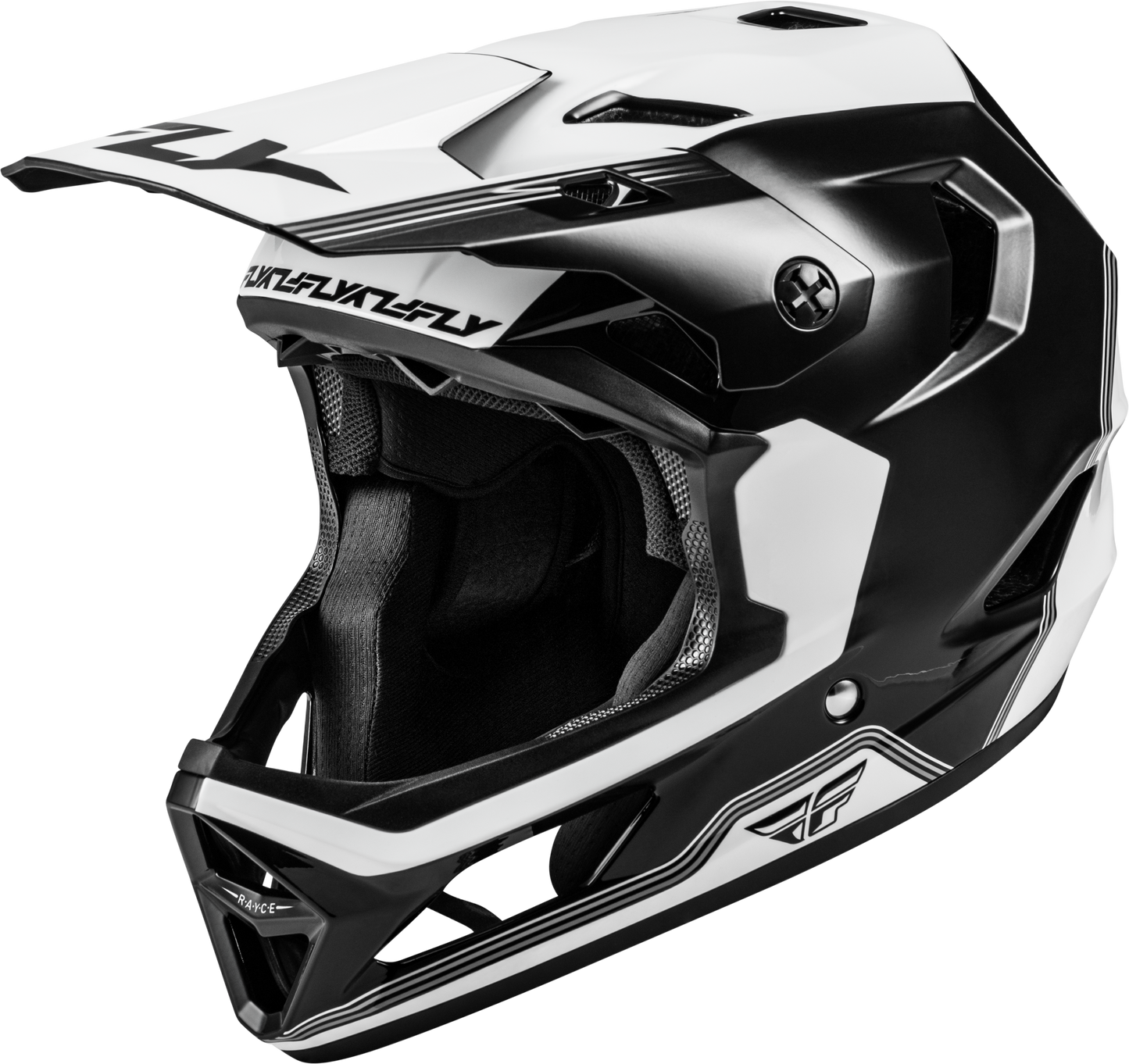 Yth Rayce Repeat Bicycle Hlmt Black/White Ys