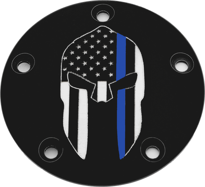 Tc Timer Cover Sparta Blue Line Black