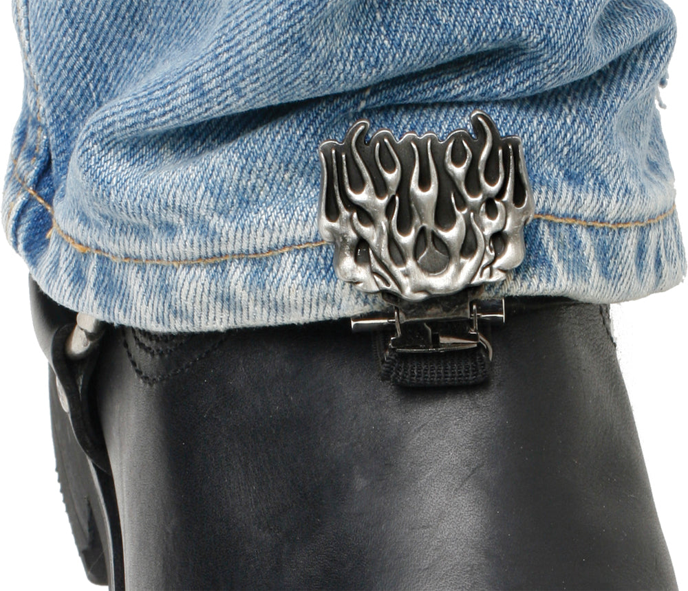 Stirrup/Strap Boot Type (Flames)