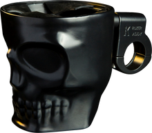 Skull Bar Mount Holder Black